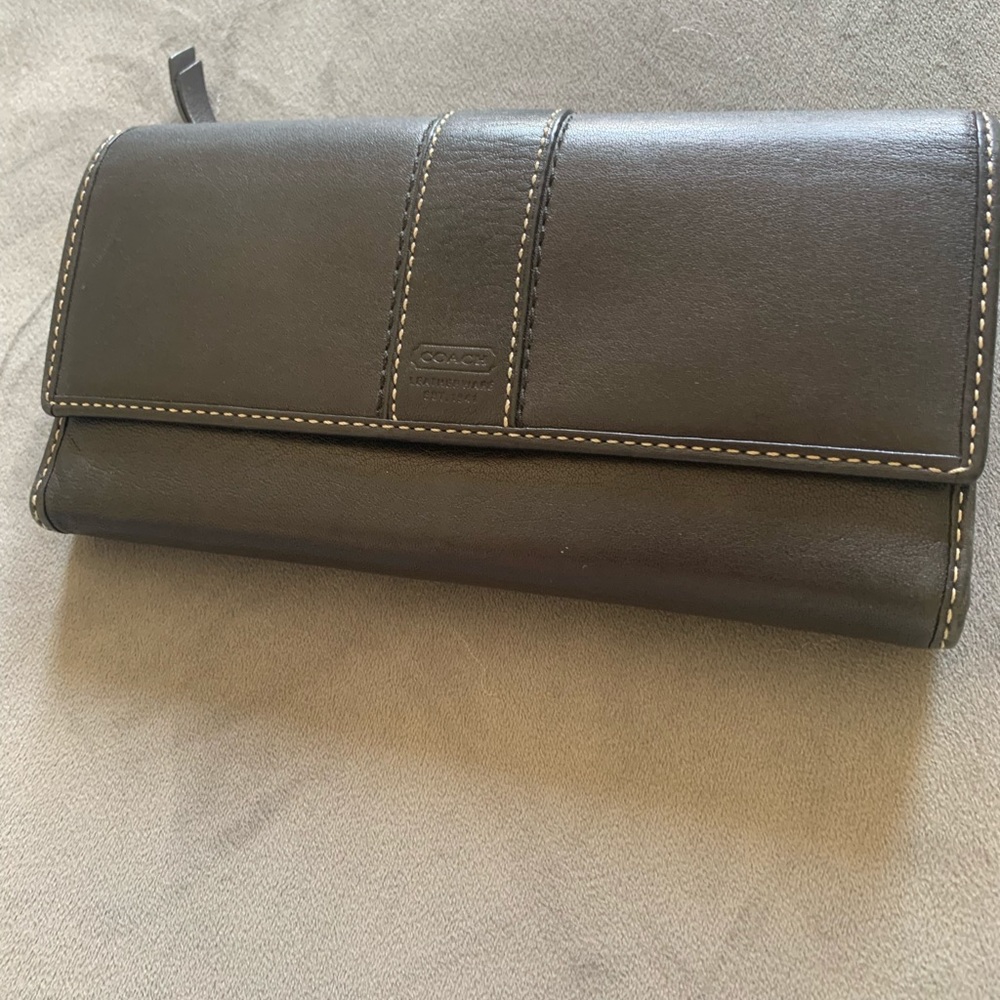 Black Coach Wallet